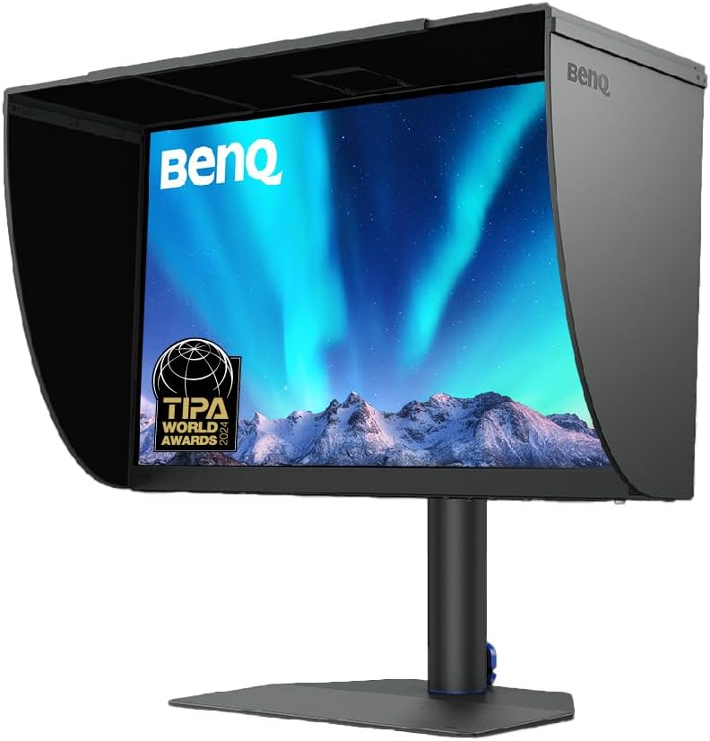 BenQ SW272U 27" 4K 90W USB-C Photographer Monitor, 99% Adobe RGB