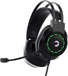 GAMEPOWER Voldon X 3.5mm Jack Gaming Headset - Wired, 50MM Drivers, Noise Cancelling Mic, PS4/PS5/Xbox, Black