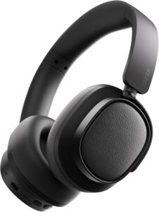 Edifier Active Noise Cancelling Headphones, Over Ear Bluetooth Headset, 92H Playtime Hi-Res Audio, Fast Charging (Black)