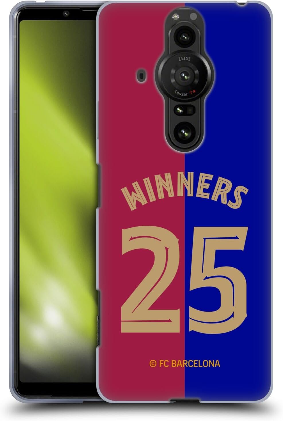 SEO 60 chr Head Case Designs FC Barcelona 2025 Spanish Cup Champions Gel Case [Military Grade] Sony Xperia Pro-I