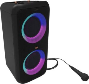 Klipsch Gig XXL, Black - Wireless Bluetooth Speaker - Multiple Colors - Bass Boost - 6.5" Woofers & 2" Tweeters - 8H Playtime (Renewed)