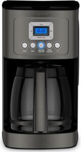 Cuisinart Coffee Maker DCC-3200BKSP1, 14-Cup Glass Carafe, Programmable, Black Stainless Steel