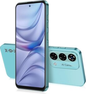 Xgody Unlock Phone Mate 60, 6.79" HD+ Screen, 4G Dual SIM, 4GB+128GB, 5280mAh