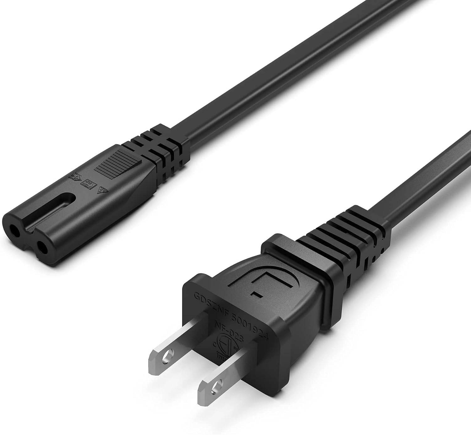 AC Power Cord for Sony PS5 PS4 PS3, Xbox Series X/S, One X/S, TV, Printer (ETL Listed)