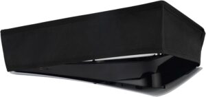 Playvital Horizontal Dust Cover for PS5 Slim Digital Edition, Nylon Dust Proof Protector