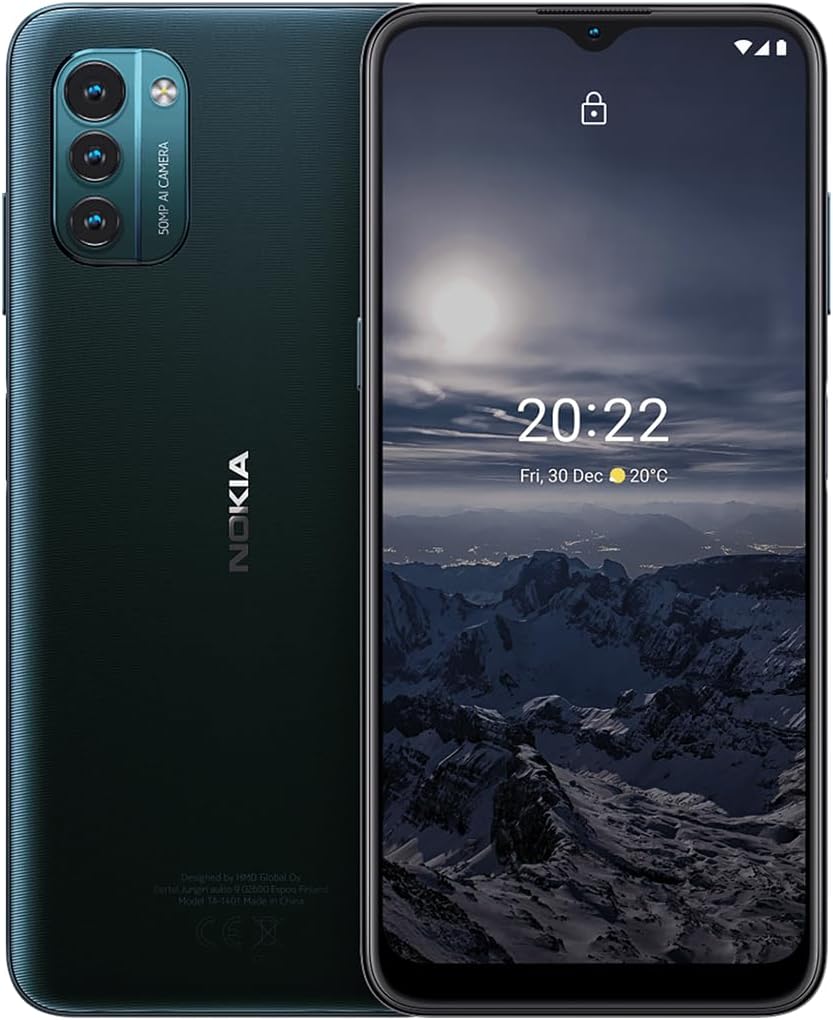 Nokia G21 | Android 11 | 3-Day Battery | 18W Fast Charging | 50MP Triple Camera | 3/64GB | 6.5-Inch Screen | Dual Band WiFi | Unlocked GSM | Blue