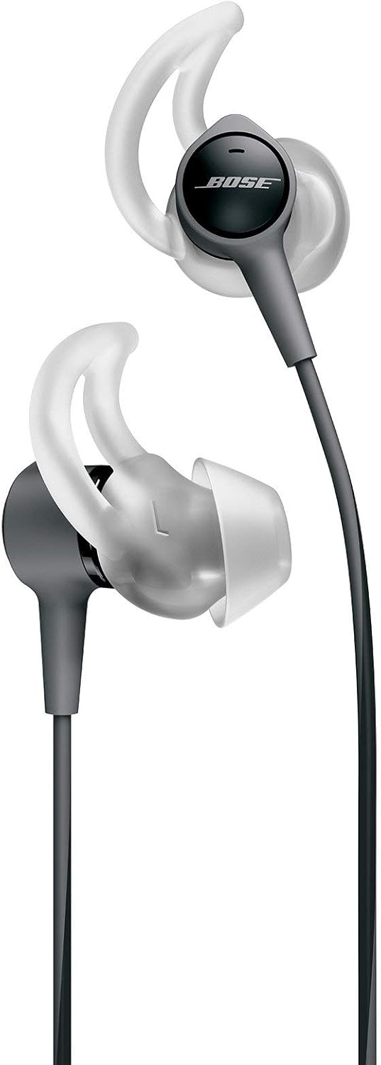 Bose SoundTrue Ultra in-ear headphones - compatible for Apple devices 741629-0010-cr Charcoal (Renewed)