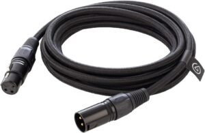 Elgato XLR Cable, Shielded Mic Cable for Studio & Live, Gold-Plated, M-F, 10ft/3m