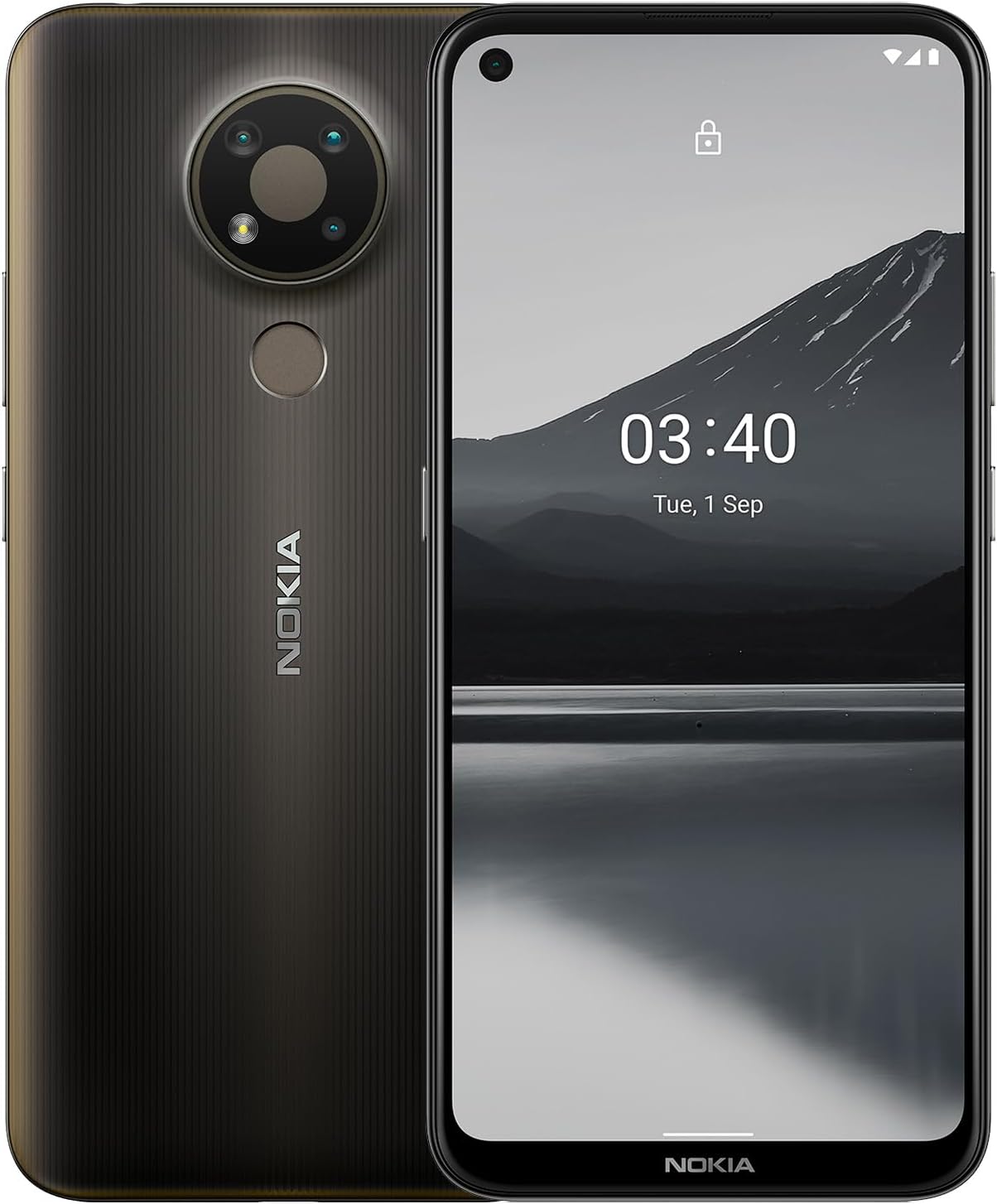 Nokia 3.4 | Android 10 | Unlocked | 2-Day Battery | US Version | 3/64GB | 6.39" Screen | Triple Camera | Charcoal