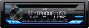 JVC KD-T720BT - Single Din CD Car Stereo with Bluetooth, Alexa, USB, AUX