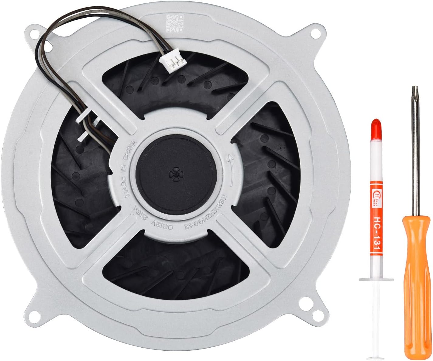 New PS5 CPU Cooling Fan, Replacement for Sony PlayStation 5 12V 2.15A