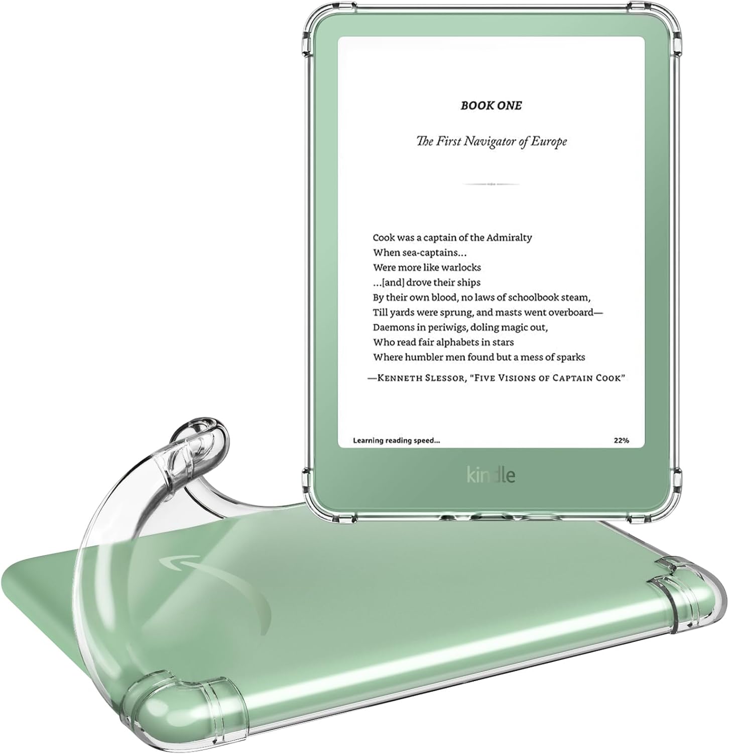 MoKo Clear Case for Kindle 11 (2024/2022) - Ultra Thin TPU Cover