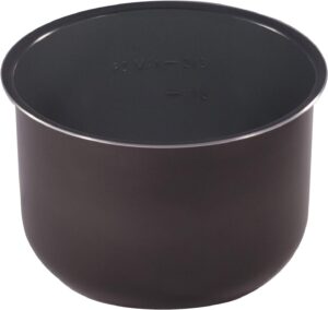 Instant Pot 3-Qt Ceramic Non-Stick Inner Cooking Pot for Rice, Slow Cooking, Black