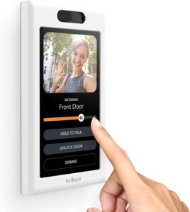 Brilliant Smart Home Control (1-Switch Panel) Alexa Built-In & Compatible with Ring, Sonos, Hue, Google Nest, Wemo, SmartThings, Apple HomeKit In-Wall Touchscreen Control for Lights, Music, & More
