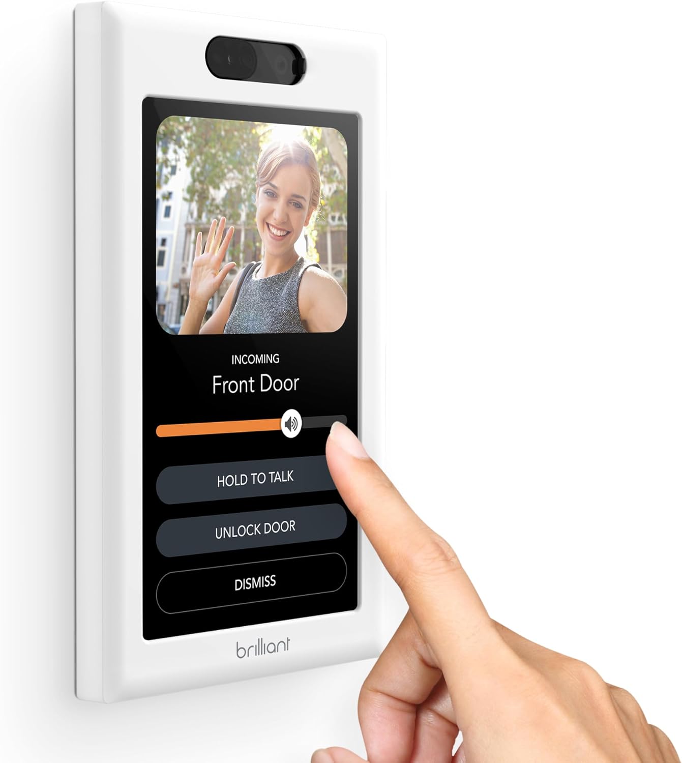 Brilliant Smart Home Control (1-Switch Panel) Alexa Built-In & Compatible with Ring, Sonos, Hue, Google Nest, Wemo, SmartThings, Apple HomeKit In-Wall Touchscreen Control for Lights, Music, & More