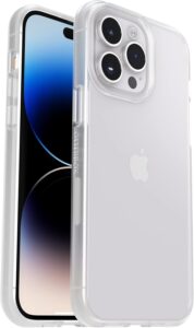 OtterBox iPhone 14 Pro Prefix Series Case - Clear, Ultra-Thin, Wireless Charging