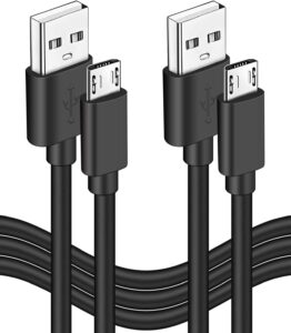 Here’s the rewritten text for SEO (under 60 characters):  
10FT Micro USB Cable 2-Pack for Fire TV Stick, Roku, Chromecast  
Let me know if you'd like any adjustments!