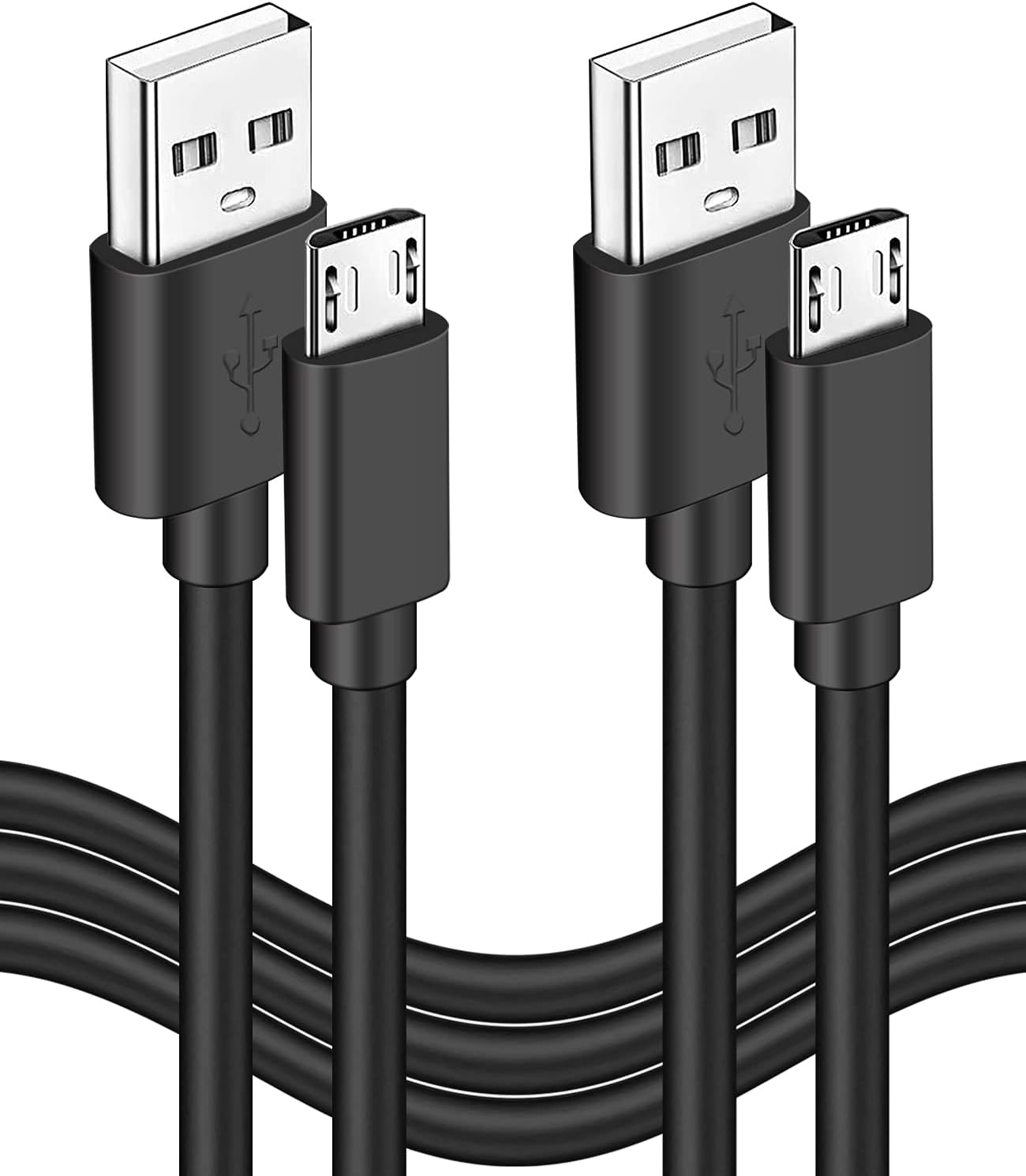 Here’s the rewritten text for SEO (under 60 characters):  
10FT Micro USB Cable 2-Pack for Fire TV Stick, Roku, Chromecast  
Let me know if you'd like any adjustments!