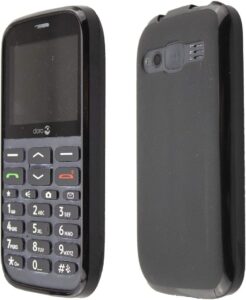 Roxx TPU-Case Black for Doro 1370/1372 Shockproof Precise Fit
