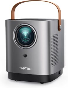 [2025 Mini Projector 5G WiFi BT Touch Screen Dual Speakers Zoom iOS Android PS5]
