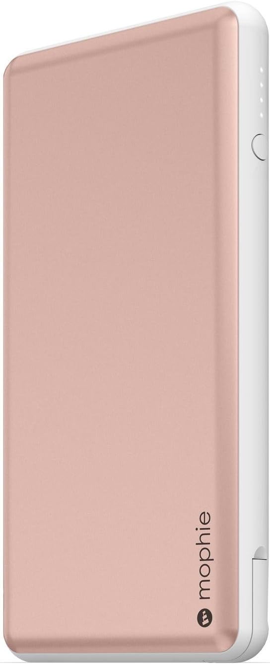 Mophie Powerstation Plus XL - External Battery with Built-in Cables - Rose Gold