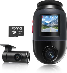 70mai Dual Dash Cam Front and Rear 4K, Sony IMX678, STARVIS 2 Night Vision, 4G LTE, AI Motion Detection, ADAS, 5GHz Wi-Fi 6