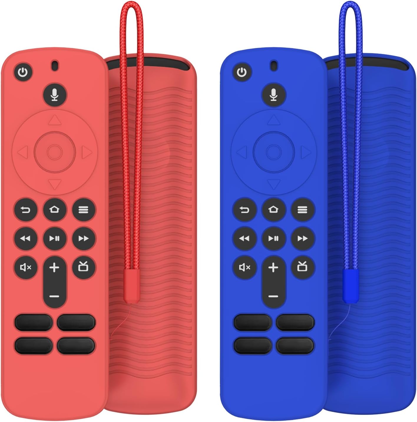 2 Pack Silicone Remote Cover for Alexa Voice Remote, Fire TV Remote Case
