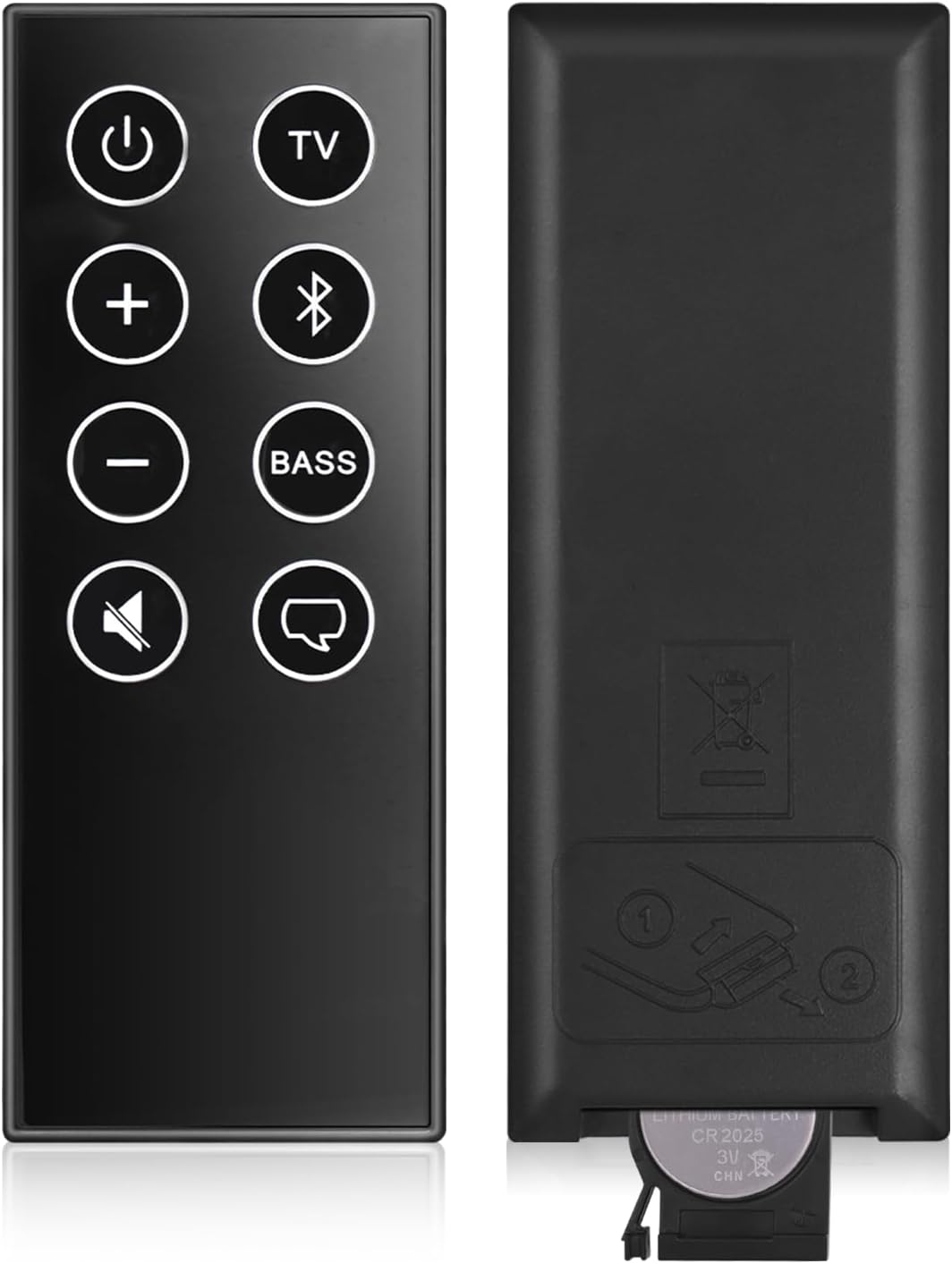 Soundbar Remote Replacement for Bose Solo 5/Solo10/Solo15/Solo Soundbar 2 Series 410376 418775 431974 845194 740928-1120 838309-1100