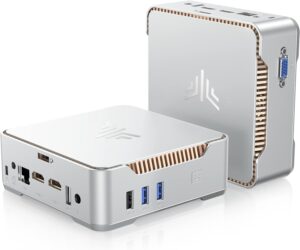 KAMRUI GK3Plus Mini PC, 16GB RAM 512GB SSD, 12th Gen N95, 4K UHD, WiFi