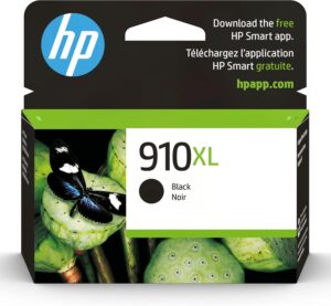 HP 910XL Black High-yield Ink Cartridge | Works with OfficeJet 8010, 8020, Pro 8020, 8030 | 3YL65AN | Instant Ink Eligible