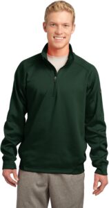 Sport-Tek Tech Fleece 1/4-Zip Pullover L Forest Green