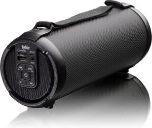 Tyler Wireless Bluetooth Speaker Waterproof Rechargeable Boombox USB MP3 SD AUX FM Radio Bass Stereo
