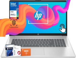 HP Business Touchscreen Laptop 17" | Intel 10-Core i7-1355U | 64GB RAM | 2TB SSD | Iris Xe GPU | Win 11 Pro