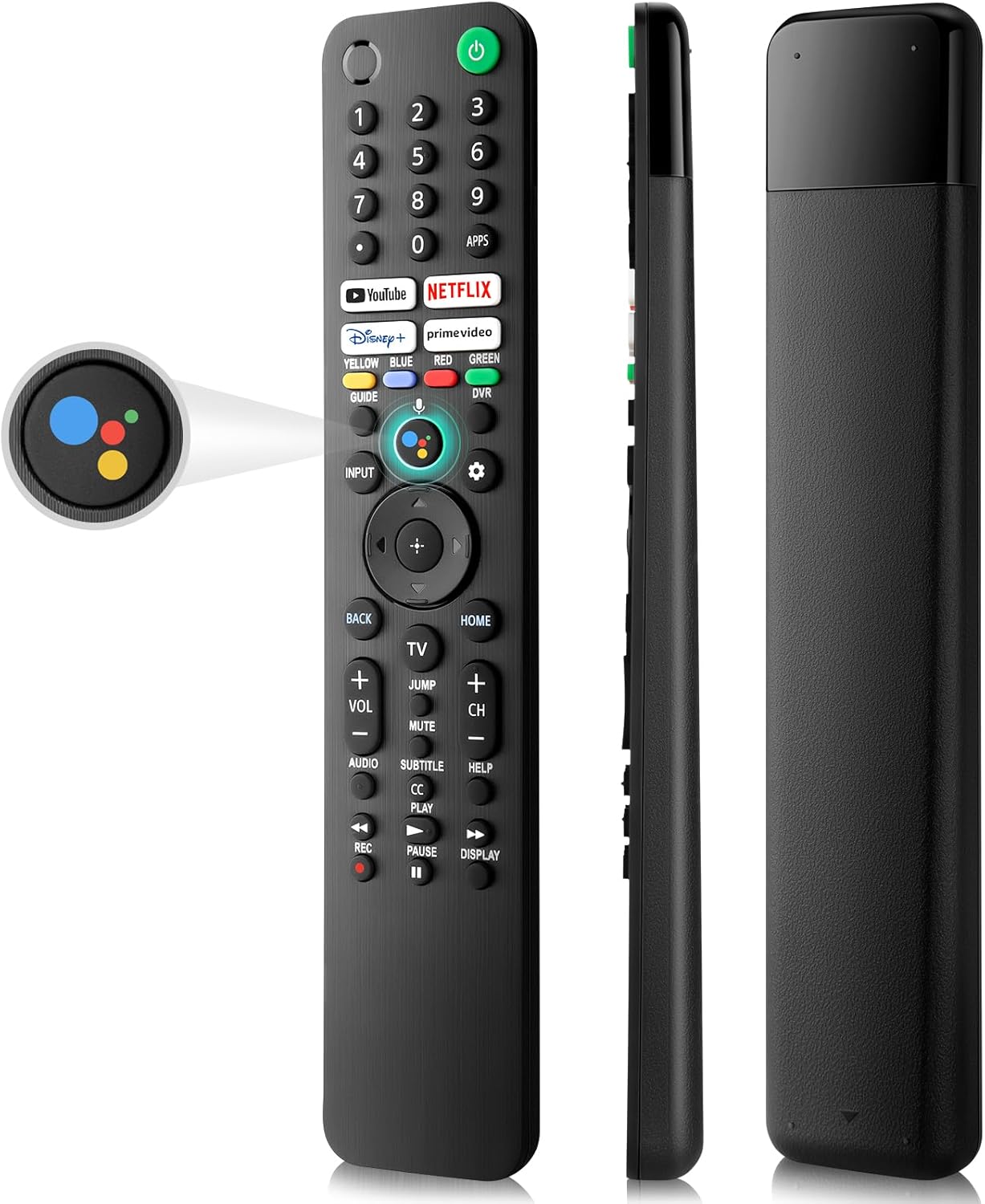 Replacement Remote for Sony Bravia XR/XBR/KD Series TVs, 4K/8K Google/Android Smart TV