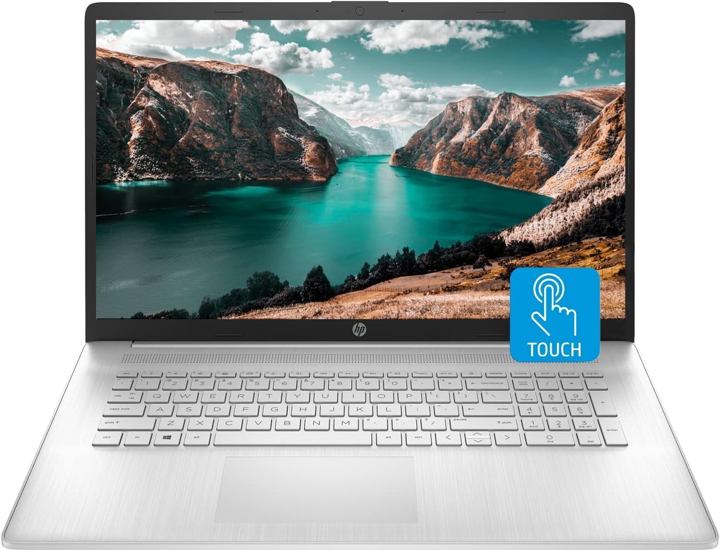 HP 17 Laptop, 17.3" HD+ Touch, i7-1255U, 64GB RAM, 2TB SSD, Win 11