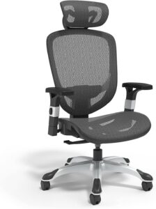 Staples Hyken Ergonomic Swivel Task Chair, Adjustable Office Chair Black