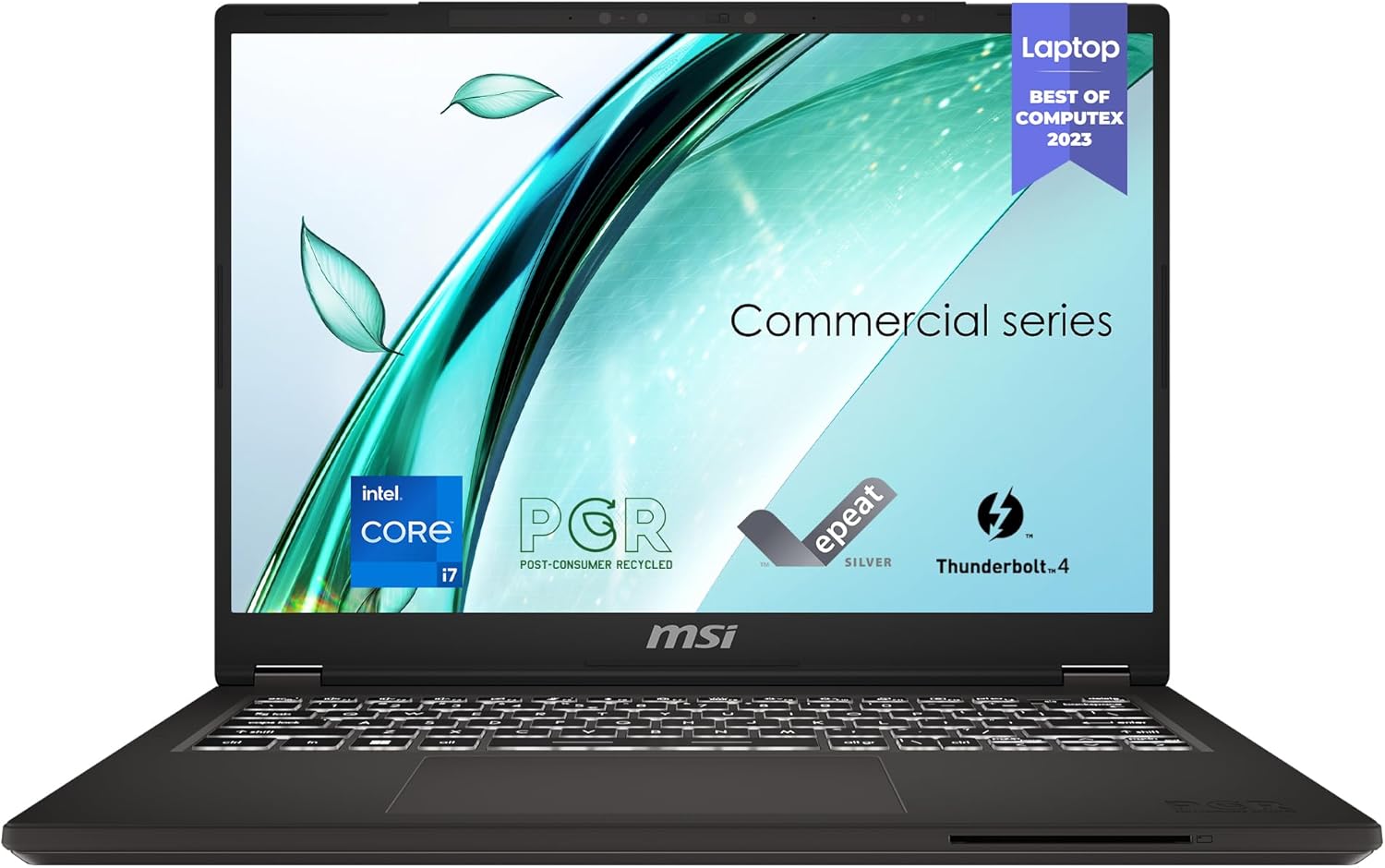 MSI Commercial 14 Laptop: 13th Gen i5, 14" 60Hz, Iris Xe, 16GB DDR4, 512GB SSD, Win 11 Pro, A13MG-002US, Gray