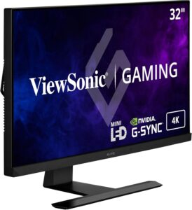 ViewSonic XG321UG 32" 4K 144Hz IPS Gaming Monitor, G-Sync Ultimate, Mini LED