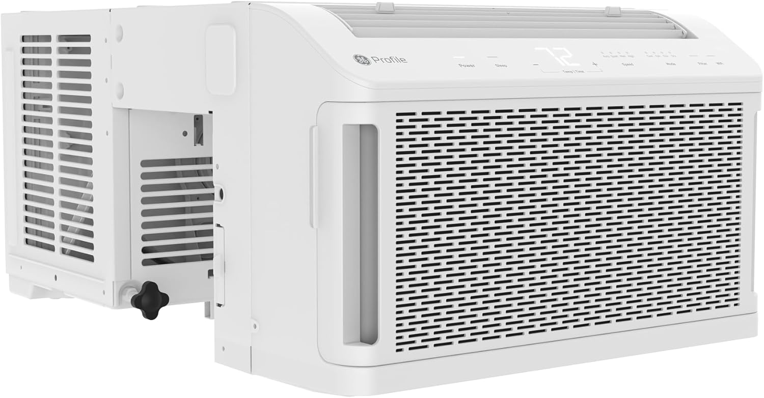 Clearview Air Conditioner 8,300 BTU WiFi Quiet Medium Room 350 Sq. FT White