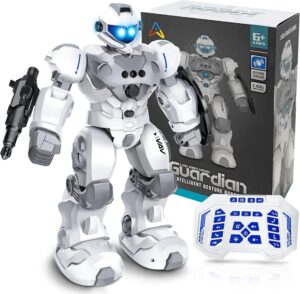 VAV Toys Rechargeable RC Robot for Kids 6-10, Gesture Sensing Programmable Robot Gift
