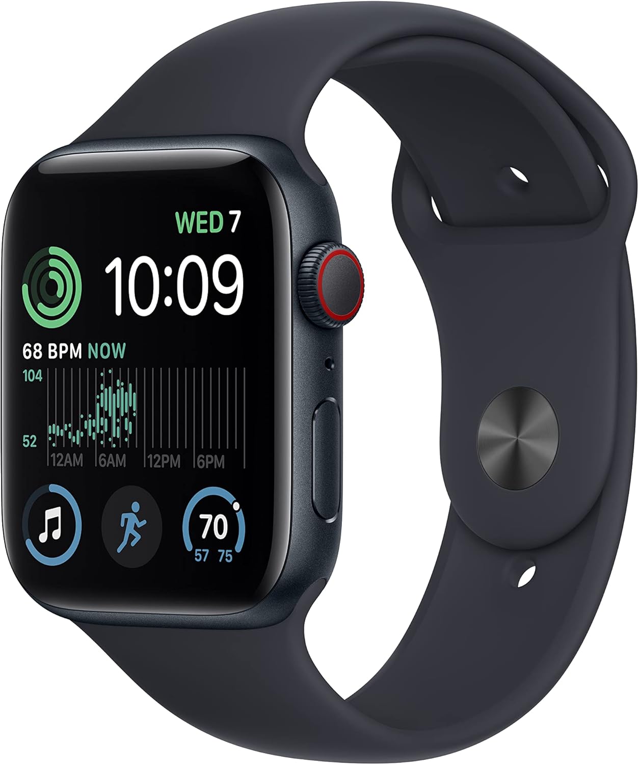 Apple Watch SE (2nd Gen) [GPS + Cellular 44mm] - Midnight Aluminum Case