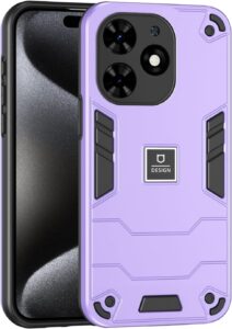 Tecno Spark Go 2024 Case, BG6 Hard PC+TPU Shockproof Cover Purple