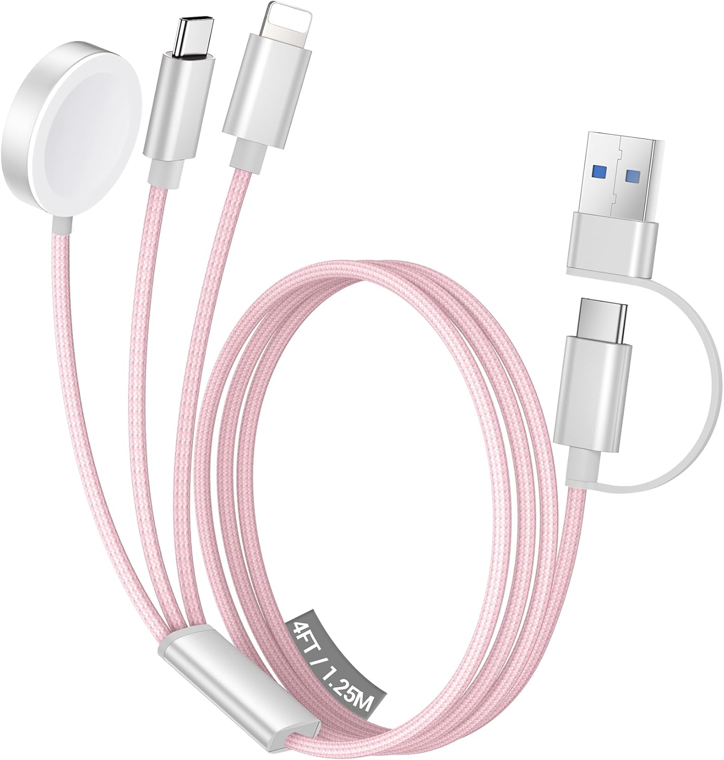 Here’s the rewritten text for your SEO title (under 60 characters):  
"Temdan 3-in-1 USB C Cable for Apple Watch & iPhone 16-12 - Pink"  
Let me know if you'd like any adjustments!