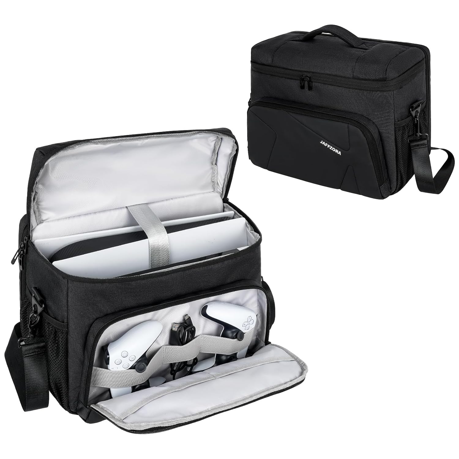 Jaffzora PS5/PS5 Pro/PS5 Slim Carrying Case, Travel Bag for PlayStation 5