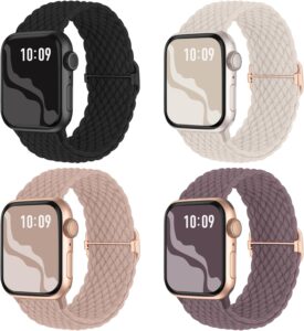 Braided Stretch Solo Loop for Apple Watch 38mm-49mm, iWatch Series 10-2, Ultra/Ultra 2