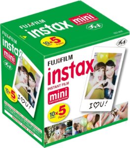 Fujifilm Instax Mini Film 10 Sheets 5 Pack (50 Shoots)