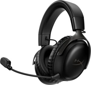 HyperX Cloud III Wireless Gaming Headset for PC, PS5, PS4 – Black (Renewed)