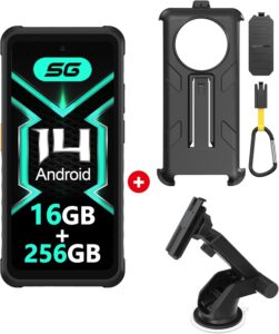 Ulefone Armor X31 Pro Rugged Phone (Black) + Case + Mount