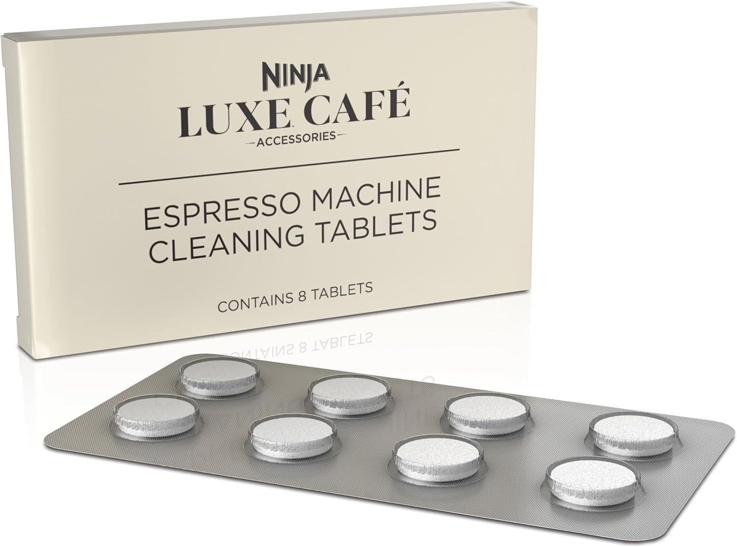 Ninja Luxe Caf Espresso Machine Cleaning Tablets 8-Pack, XSKCLNTBL8PK