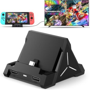Dock for Nintendo Switch & Switch OLED, 4K HDMI, Type-C, USB Port